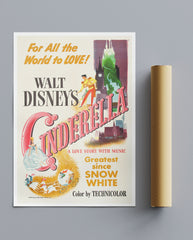 Vintage Movie Print Cinderella No2