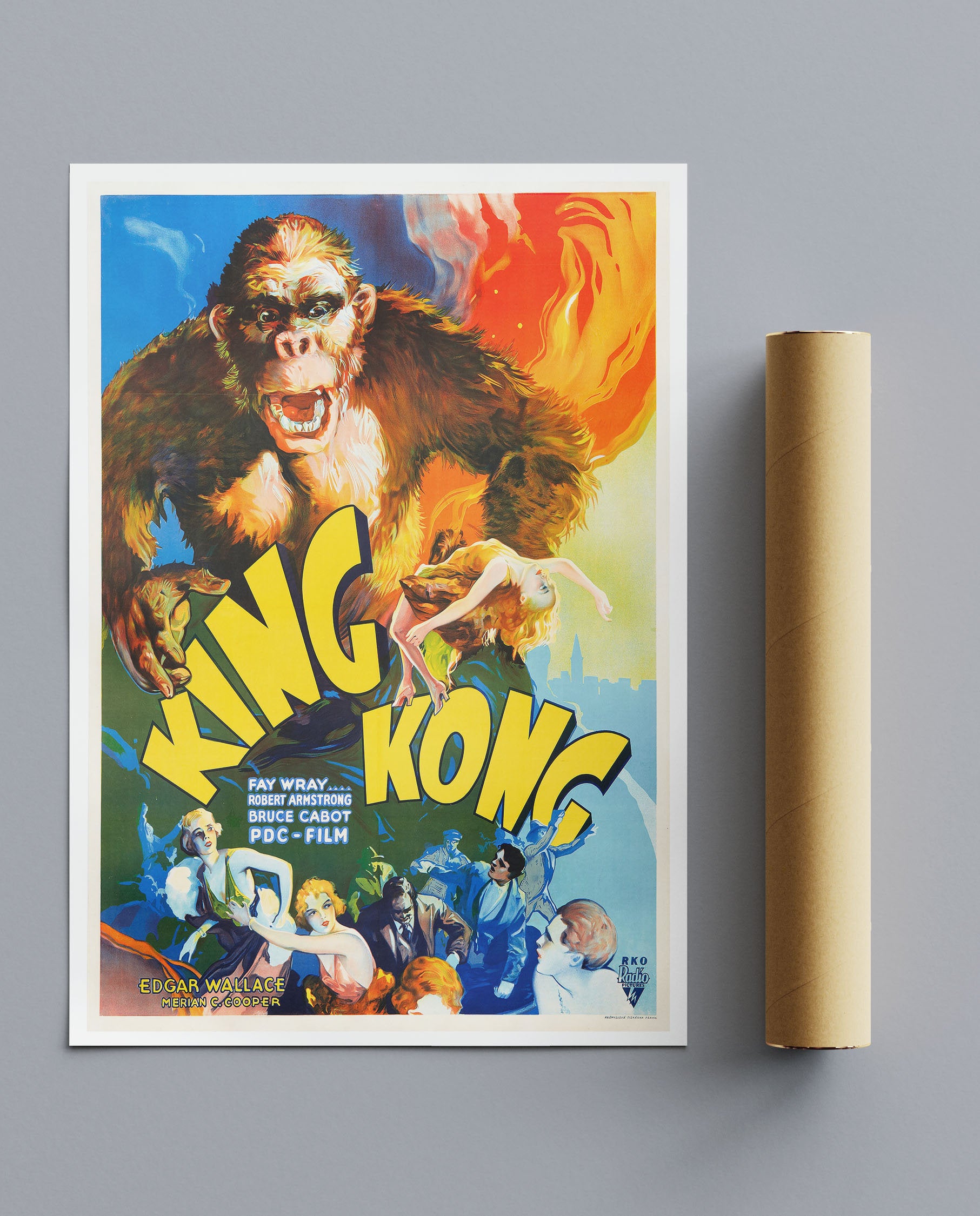 Vintage Movie Print King Kong No2