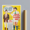 Vintage Movie Print Laurel & Hardy Laughing 20'S