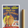 Vintage Movie Print Laurel & Hardy Pack Up Your Troubles