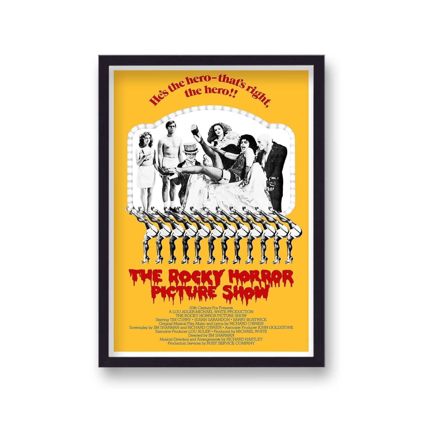 The Rocky Horror Picture Show Vintage Movie Poster
