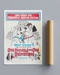 Vintage Movie Print 101 Dalmations No2