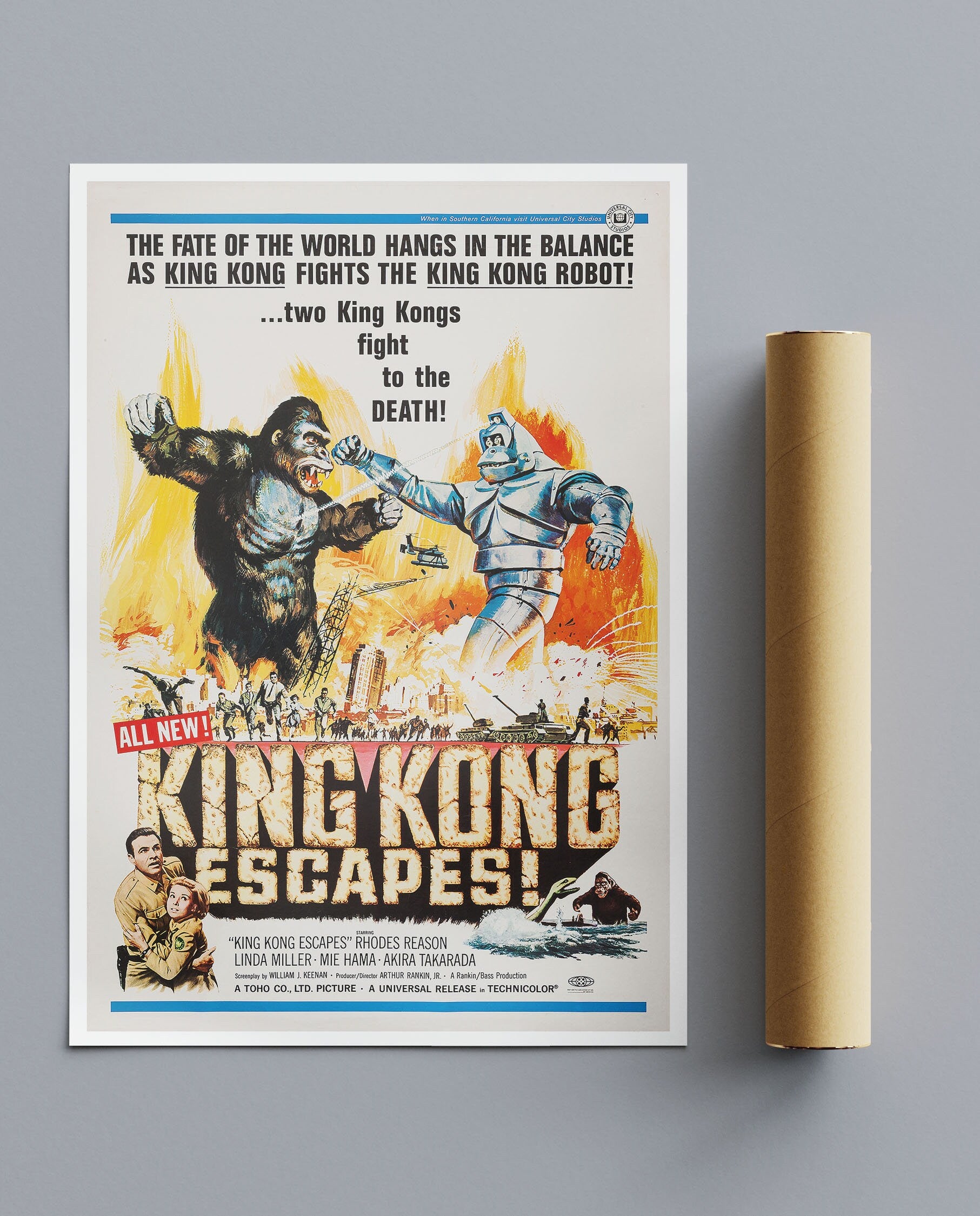 Vintage Movie Print King Kong Escapes