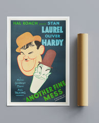 Vintage Movie Print Laurel & Hardy Another Fine Mess