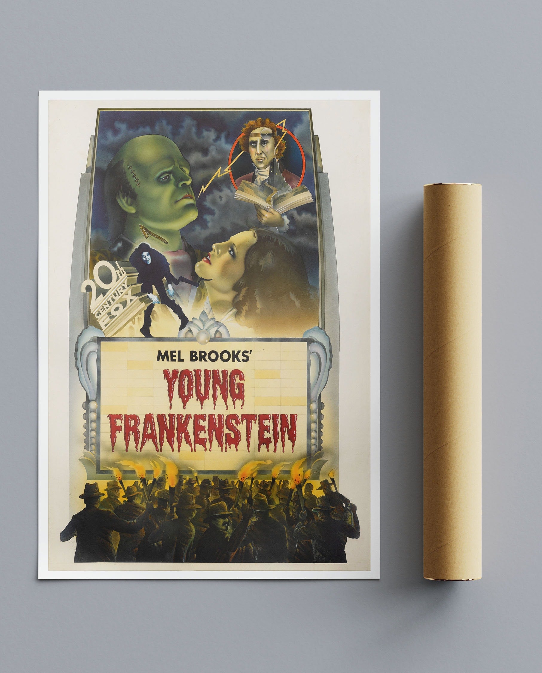 Vintage Movie Print Mel Brooks' Young Frankenstein