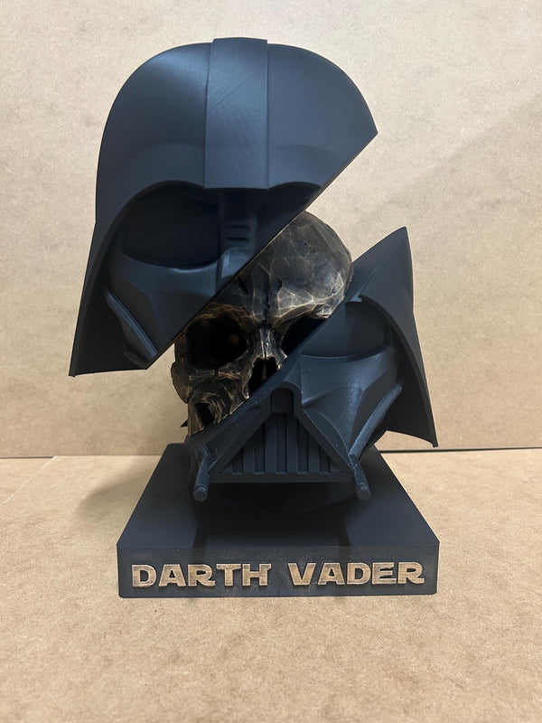 Darth Vader Skull Helmet - Display - Replica - 3D printed - Painted - 3D Print - Hand Painted