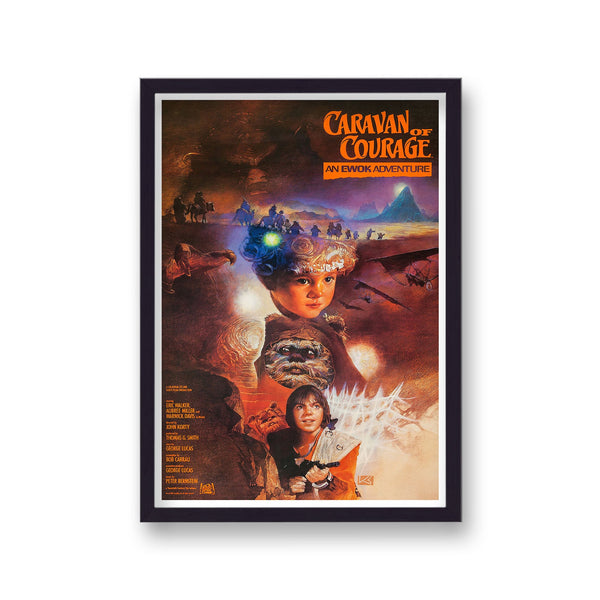 Star Wars WEwoks The Caravan Of Courage Movie Poster Print