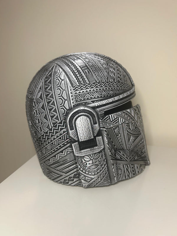 Mandalorian Helmet - Mandalorian - 3D printed - Display - Wearable - 3D Print - Hand Painted