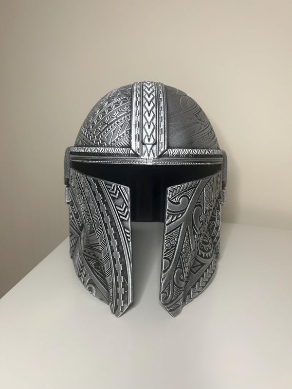 Mandalorian Helmet - Mandalorian - 3D printed - Display - Wearable - 3D Print - Hand Painted