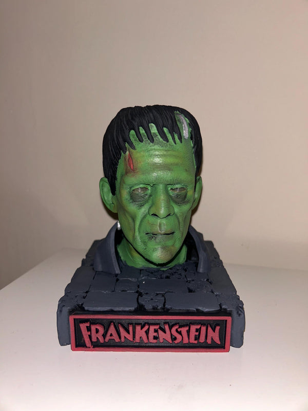 Frankenstein - 3D printed - Model - 3D Print - Display - Figurine - Hand Painted