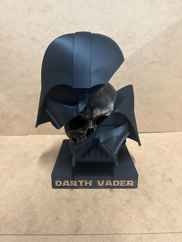 Darth Vader Skull Helmet - Display - Replica - 3D printed - Painted - 3D Print - Hand Painted