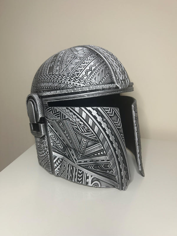 Mandalorian Helmet - Mandalorian - 3D printed - Display - Wearable - 3D Print - Hand Painted