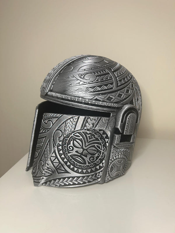 Mandalorian Helmet - Mandalorian - 3D printed - Display - Wearable - 3D Print - Hand Painted