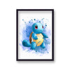 Pokemon Squirtle Wall Art Cartoon Gaming Retro Poster Print