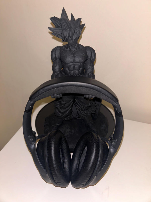 Goku - Dragon Ball Z - 3D printed - Model - 3D Print - Headphone holder stand - Accessory holder - Figurine - Hand Painted