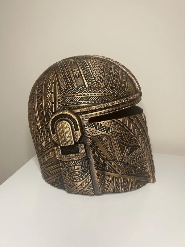 Mandalorian Helmet - Mandalorian - 3D printed - Display - Wearable - 3D Print - Hand Painted