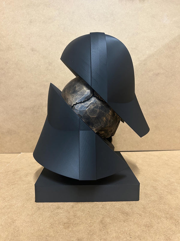 Darth Vader Skull Helmet - Display - Replica - 3D printed - Painted - 3D Print - Hand Painted