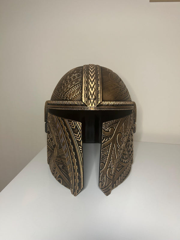 Mandalorian Helmet - Mandalorian - 3D printed - Display - Wearable - 3D Print - Hand Painted
