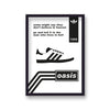 Oasis Graphic Song Lyric Some Might Say Black White