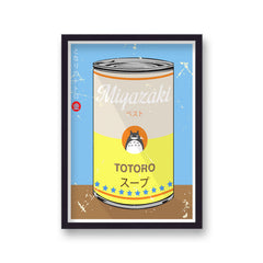 Ghibli Totoro Warhol Soup Can Print
