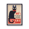 Ghibli Kiki's Delivery Service JiJi Chat Noir Print 1