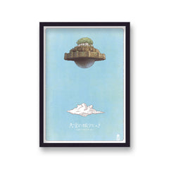 Ghibli Laputa Castle In The Sky Japanese Movie Poster