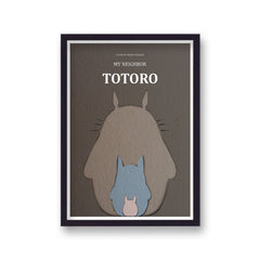Totoro Walking Behind Alternative Movie Poster