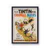 Tin Tin Et Les Oranges Blues Vintage Movie Poster