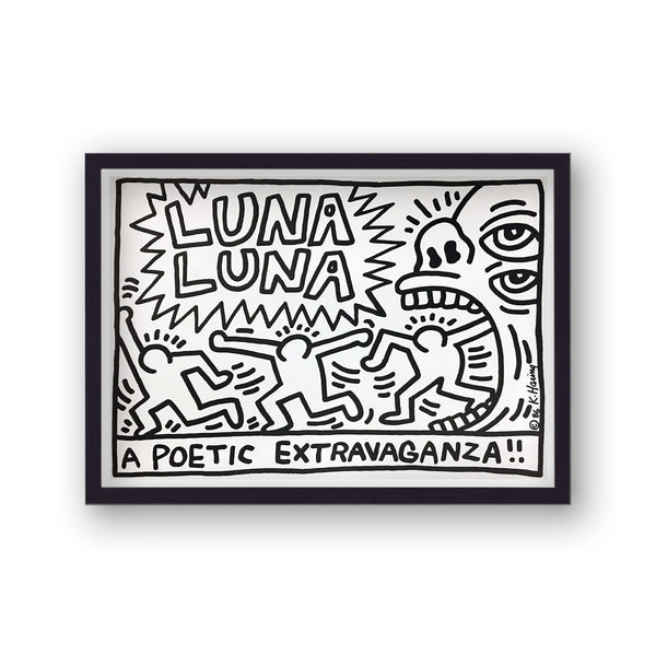 Keith Haring Luna Luna Poetry Promo Poster