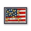 Keith Haring American Music Festival 1988 Stars & Stripes Art Print