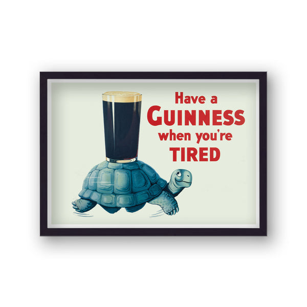 Guinness Have a Guinness When You're Tired Turtle LScape