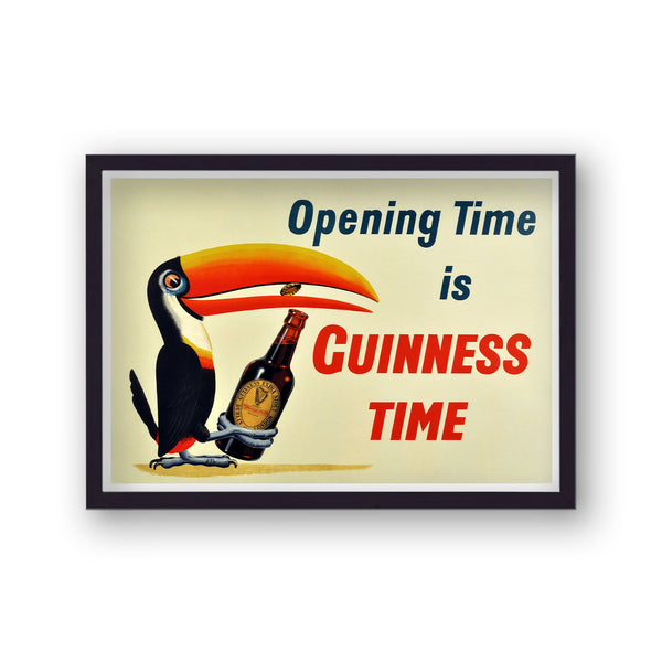 Guinness Opening Time Toucan Bottle Cap In Mouth LScape