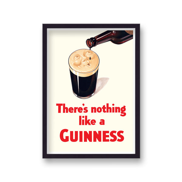 Guinness There's Nothing Like A Guinness Pint Face