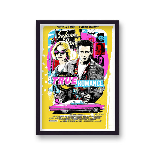 True Romance Yellow Reimagined Movie Poster