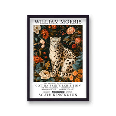 William Morris Inspired Snow Leopard 1