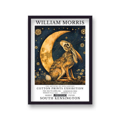 William Morris Inspired Hare & Moon