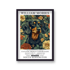 William Morris Inspired Dachshund