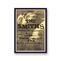 The Smiths Live In Cleveland Vintage Music Print