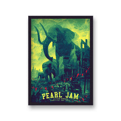 Pearl Jam Live In Boston Danger Music Print