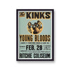 The Kinks Live In Maryland Vintage Music Print