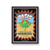 Oasis Live In Michigan Vintage Music Print