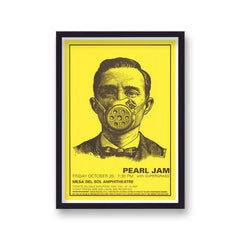 Pearl Jam Live In New Mexico Vintage Music Print