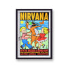 Nirvana Live In Houston 1993 Kozik Vintage Music Print