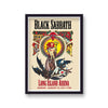 Black Sabbath Live In Long Island Vintage Music Print v2