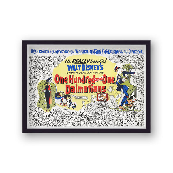 One Hundred And One Dalmations Vintage Movie Print