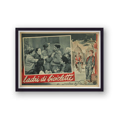 The Bicycle Thief Vintage Movie Poster