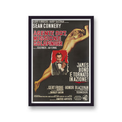 Goildfinger Vintage Movie Print