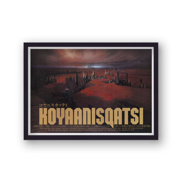 Koyaanisqatsi Vintage Movie Poster