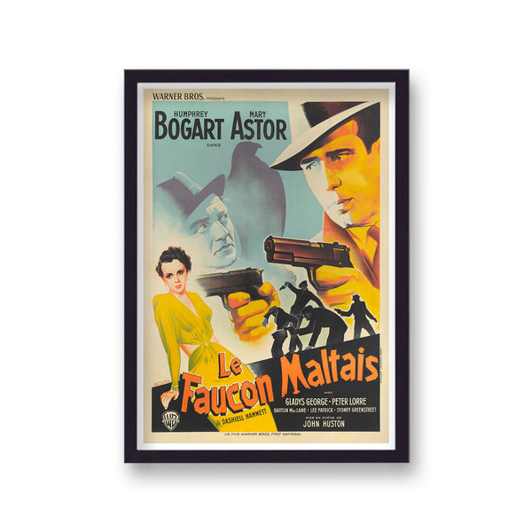 The Maltese Falcon Vintage Movie Print
