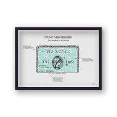 The Sex Pistols Jamie Reid Vintage Music Print